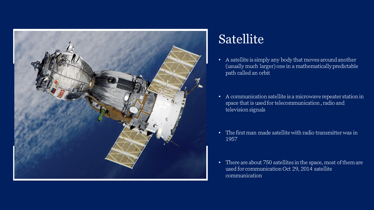 Satellite PowerPoint Presentation Download Google Slides
